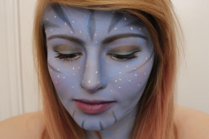 halloween meikki ideoita naisten avatar näyttää