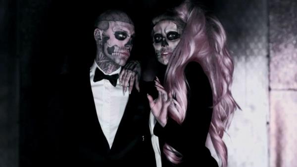 Halloween meikki lady gaga syntynyt tällä tavalla video
