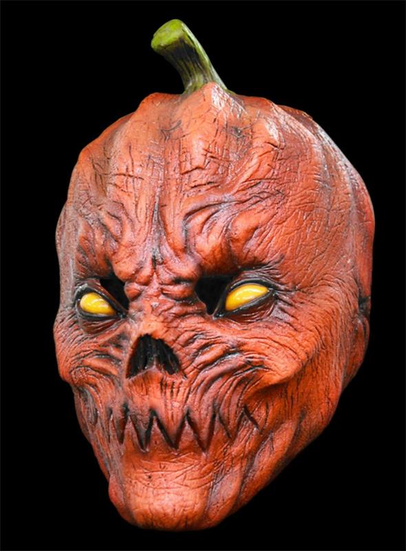 halloween -naamarit ja puvut kurpitsan pää lateksista