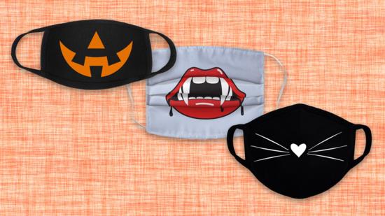 halloween -aiheiset suun naamarit covid 19