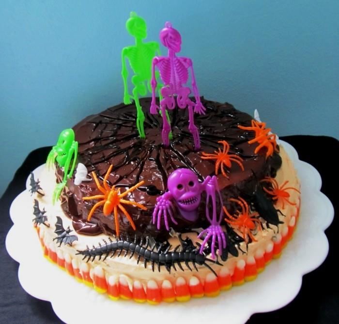 Halloween -juhlaideoita pelottavia kakkuideoita