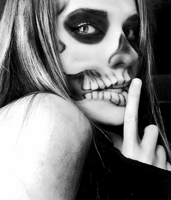 halloween -meikki zombie -meikki -ideoita