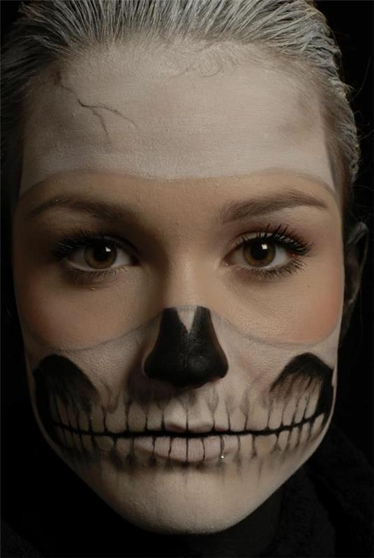 halloween meikki zombie meikki vinkkejä ideoita