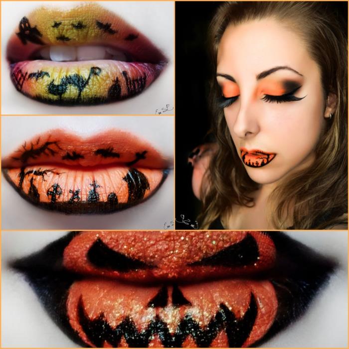 halloween-meikkivinkit huulten meikkaamiseen