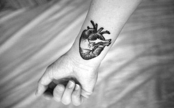rannetatuointi sydämet ihmisen anatomia