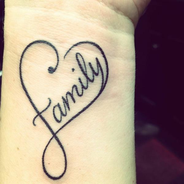 rannetatuointi sydän tatuointi sanontoja perhe