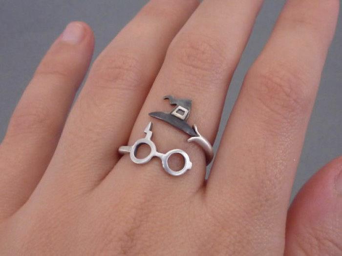 harry potter korusormus lasit maaginen hattu