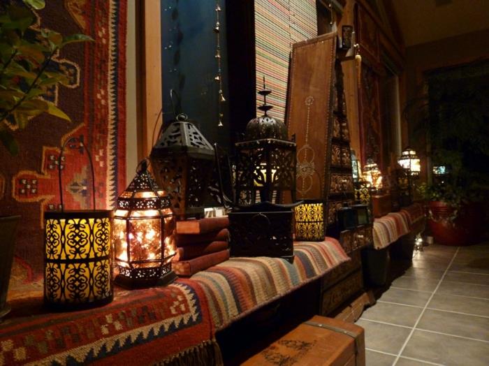kodin sisustus marokkolaiset metallilyhdyt kynttilät