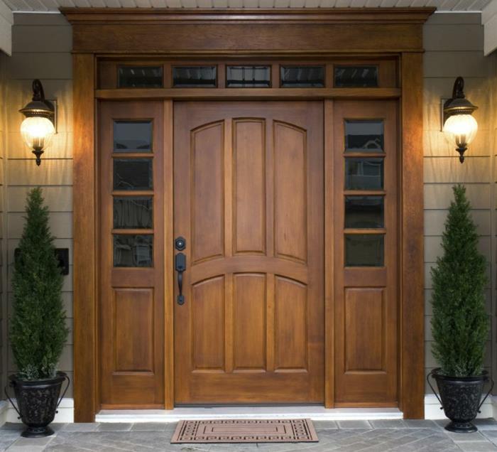 puiset ovet talon sisäänkäynnin talon ovi valmistettu puusta talon ovesta rakenna itsellesi sisäänkäynti -alue