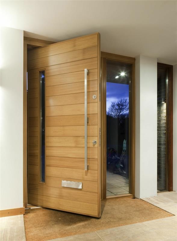 puinen ulko -ovi rakenna oma ulko -oven säleiden sisäänkäynti
