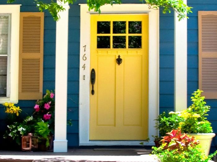 puiset ovet talon sisäänkäynti talon ovi puusta talon ovi rakentaa itsesi ovet sisäänkäynti keltainen