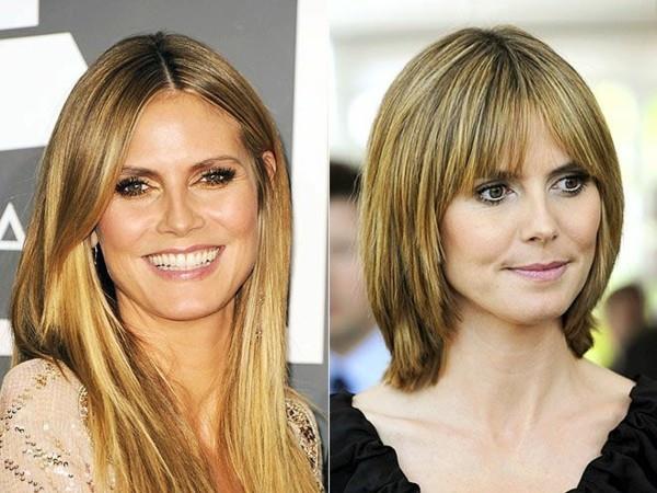 heidi klum sivuleikatulla ja pitkillä hiuksilla