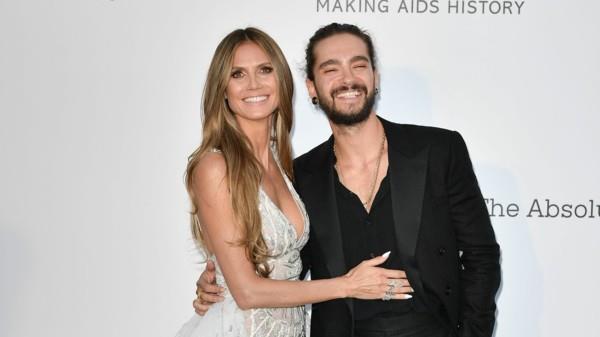 heidi klum ja tom kaulitz rakastuneina punaisella matolla