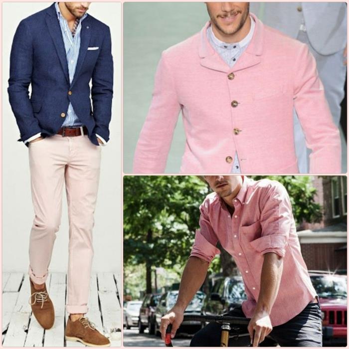 miesten vaatteet inspiraatiovärit seinämaali vaaleanpunainen väri suunnitteluideoita