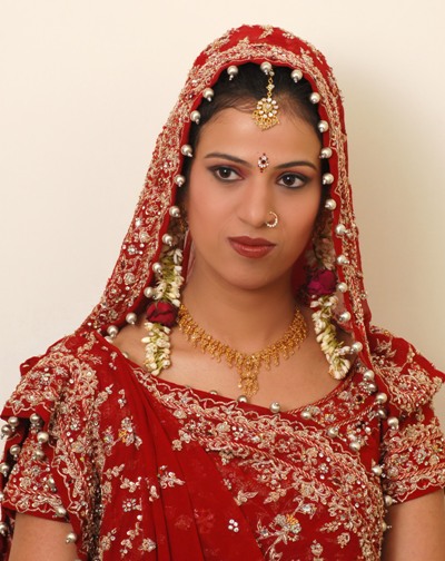 hinduistisk brude makeup