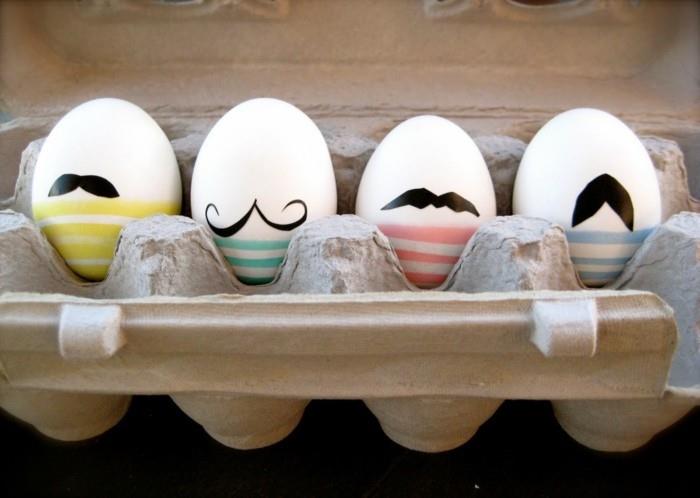 DIY hipster -koristeet pääsiäismunille