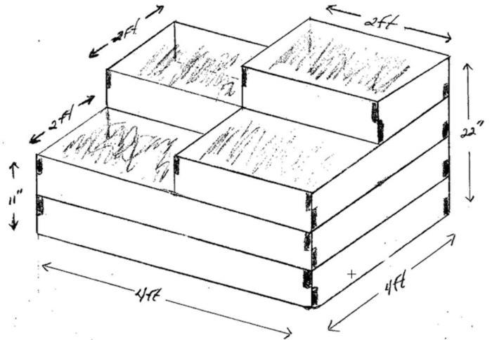 rakentaa korotettuja sänkyjä istutus puutarhaideoita diy ideoita puu etupiha polku kukkapenkki useita tasoja