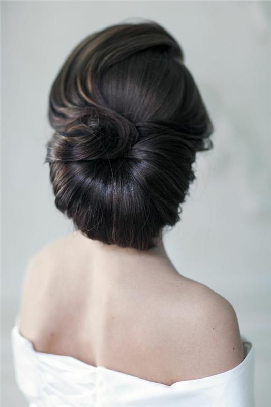 häät kampaus hyvin yksinkertainen updo