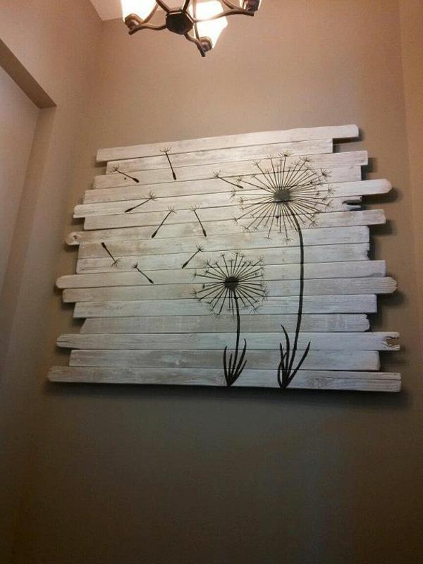 puulavahuonekalut tee se itse DIY -ideoita seinä