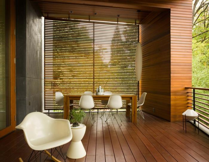 puu veranta rakentaa puulaji valitse moderni design ruokasali