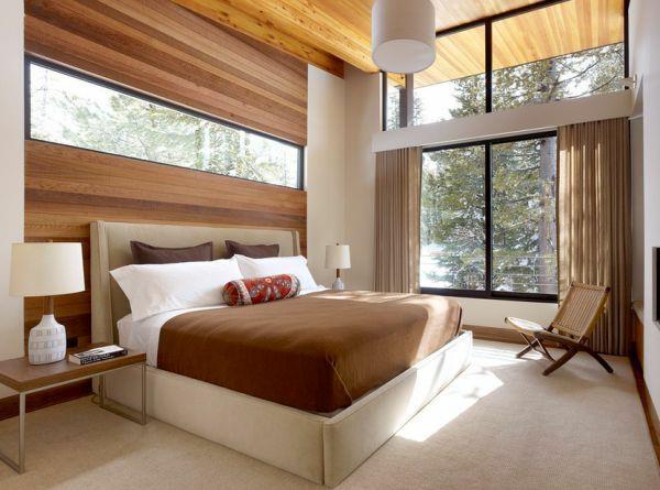 puiset huonekalut feng shui makuuhuone puinen sänky luonnonvalo