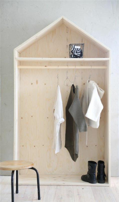 puuhylly rakentaa vaatetelineet pukuhuone hyllyjärjestelmät puuhuonekalut