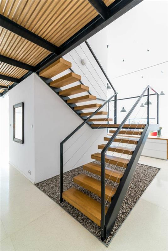 kunnosta talon portaita esimerkkejä moderni huoneisto rakentaa puiset portaat itse