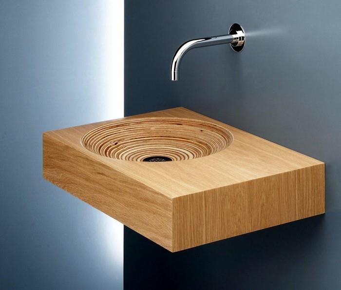 puinen pesuallas kylpyhuone suunnittelu pienempi puupinta
