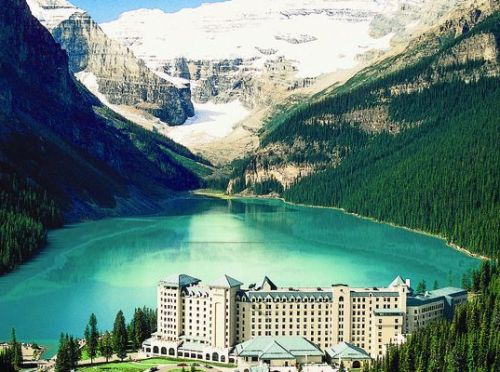 Lake Louise, Alberta Nászút helyek Kanadában