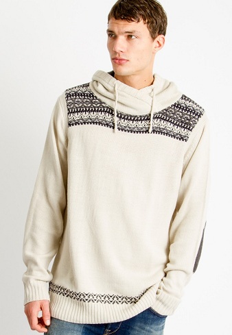 Hímzett pulóver pulóver