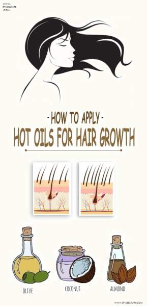 Varm olie massage til hårvækst