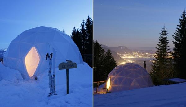 hotelli iglu -alpit lumi