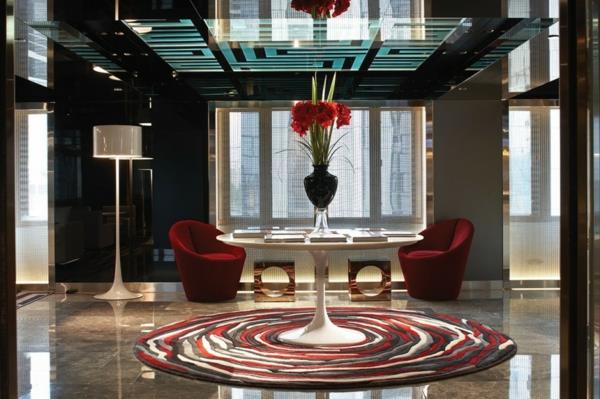 hotelli ylellinen mira hong kong moderni tunnelma matto punainen