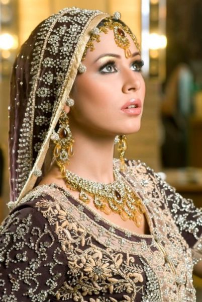 Pakistanske brude læbe makeup
