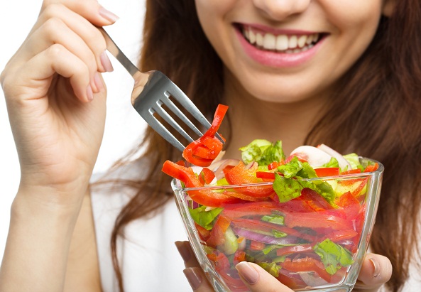 Spis vegetabilsk salat