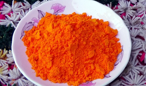 Narancsos Rangoli por