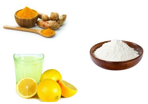Rismel med citronsaft og gurkemeje