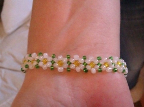 Daisy Chain Bead armbånd