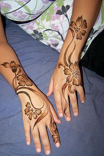 Indo-nyugati Mehndi Designs