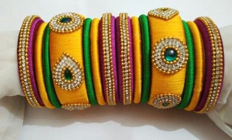 Sådan laver du Silk Thread Bangles