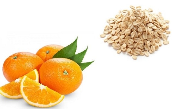 Narancshéj és zabpehely