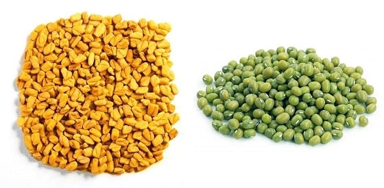 Fenugreek és Green Gram