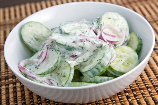 Agurkesalat til vægttab