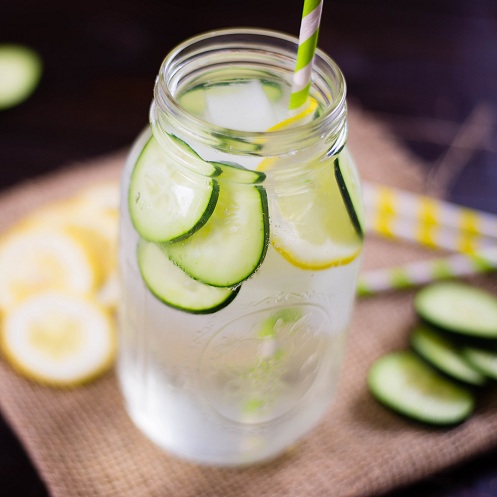 Agurk med citronvand