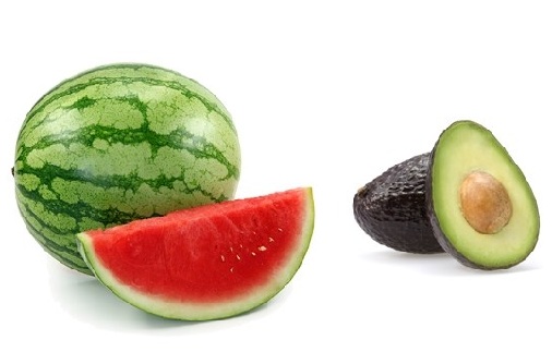 Vandmelon og Avocado Face Pack