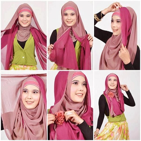 Hijab i Pashmina -stil