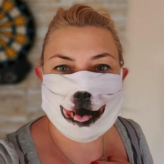 koira 3d suun naamarit halloween