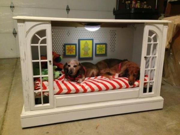 rakentaa oman koiran sänky diy projekteja vanhoja huonekaluja