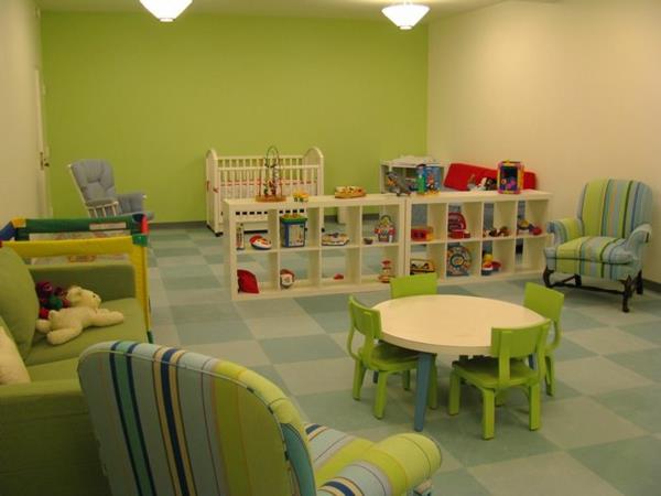 lastenhuoneen suunnittelu neonvihreät seinätuolit