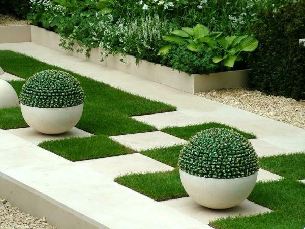 ideoita puutarhaefektin istuttimelle nykyaikaisten puutarhan suunnitteluideoiden ympärille